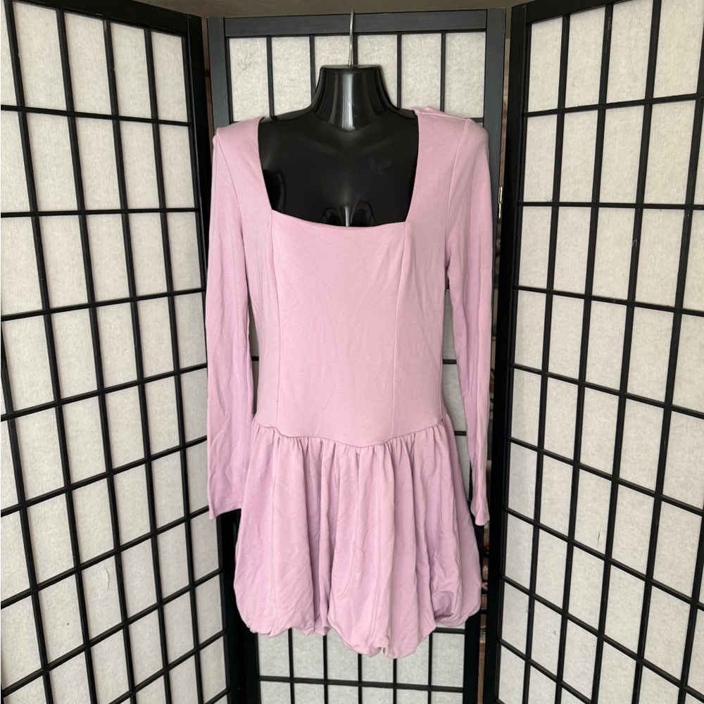 Lilac Long Sleeve Dress